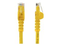 StarTech.com 50cm CAT6 Ethernet Cable, 10 Gigabit Snagless RJ45 650MHz 100W PoE Patch Cord, CAT 6 10GbE UTP Network Cable w/Strain Relief, Yellow, Fluke Tested/Wiring is UL Certified/TIA - Category 6 - 24AWG (N6PATC50CMYL) - nätverkskabel - 50 cm - gul N6PATC50CMYL