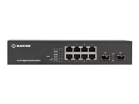 Black Box LGB700 Series Web Smart Gigabit Ethernet Switch - switch - 10 portar - smart - TAA-kompatibel LGB710A