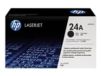 HP 24A - svart - original - LaserJet - tonerkassett (Q2624A) Q2624A