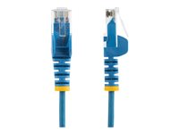 StarTech.com 2 m CAT6-kabel - Tunn - Ej hakfria RJ45-kontakter - Blå - patch-kabel - 2 m - blå N6PAT200CMBLS