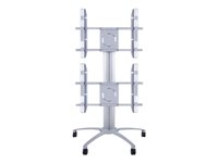 Multibrackets M Public Display Stand Single Screen Mount monteringskomponent - för platt panel - silver 7350022736986