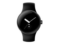 Google Pixel Watch - matte black - smart klocka med band - obsidian - 32 GB GA03119-DE