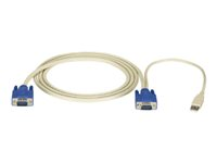 Black Box ServSwitch Server Cable - tangentbords-/video-/muskabel - 4.5 m EHN9000U-0015