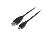 StarTech.com 1m Mini USB 2.0 Cable A to Mini B M/M - USB-kabel - USB till mini-USB typ B - 1 m USB2HABM1M