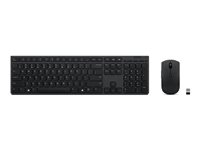 Lenovo Professional - sats med tangentbord och mus - QWERTY - Amerikansk engelska - grå Inmatningsenhet 4X31K03968