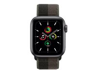 Apple Watch SE (GPS + Cellular) - rymdgrå aluminium - smart klocka med sportögla - tornado/gray - 32 GB MKR33B/A