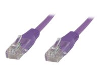 MicroConnect nätverkskabel - 7 m - lila UTP607P