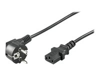 MicroConnect - strömkabel - IEC 60320 C13 till CEE 7/7 - 10 m PE0104100