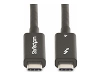StarTech.com 6ft (2m) Active Thunderbolt 4 Cable, 40Gbps, 100W PD, 4K/8K, Intel Certified, Compatible w/Thunderbolt 3/USB 3.2/DisplayPort (A40G2MB-TB4-CABLE) - USB typ C-kabel - 24 pin USB-C till 24 pin USB-C - 2 m A40G2MB-TB4-CABLE
