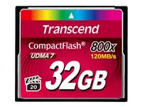Transcend - flash-minneskort - 32 GB - CompactFlash TS32GCF800