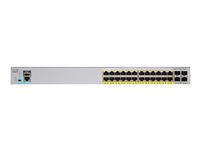 Cisco Catalyst 2960L-24PQ-LL - switch - 24 portar - Administrerad - rackmonterbar WS-C2960L-24PQ-LL