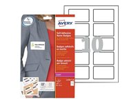 Avery - taggar för namnskylt - 200 etikett (er) - 50 x 80 mm L4785-20