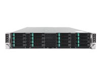 Intel Server Chassis H2216XXKR2 - kan monteras i rack - 2U - upp till 4 blad H2216XXKR2