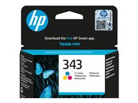HP 343 - färg (cyan, magenta, gul) - original - bläckpatron C8766EE#UUS