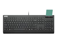 Lenovo Smartcard Wired Keyboard II - tangentbord - tysk - svart 4Y41B69372