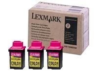 Lexmark - 3-pack - gul, cyan, magenta - original - bläckpatron 15M0101