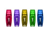 EMTEC C410 Color Mix Candy jar - USB flash-enhet - 8 GB ECMMD8GC410JAR80