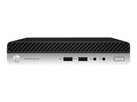 HP ProDesk 400 G3 - mini-desktop - Core i3 7100T 3.4 GHz - 4 GB - SSD 128 GB 1EX80EA#UUW