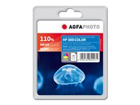 AgfaPhoto - färg (cyan, magenta, gul) - kompatibel - bläckpatron (alternativ för: HP 300, HP CC643EE) APHP300C