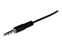 StarTech.com 2m Slim 3.5mm Stereo Extension Audio Cable - Male / Female - Headphone Audio Extension Cable Cord - 2x Mini Jack 3.5mm - 2 m (MU2MMFS) - ljudförlängningskabel - 2 m MU2MMFS