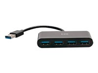 C2G 4-Port USB Hub - USB 3.0 Hub - SuperSpeed USB - 5Gbps - hubb - 4 portar C2G54461
