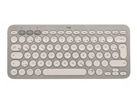 Logitech K380 Multi-Device Bluetooth Keyboard - tangentbord - QWERTZ - tysk - sand 920-011151