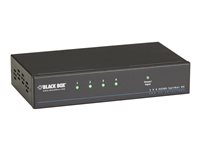 Black Box 4K HDMI Splitter 1 x 4 - video/audiosplitter - 4 portar - rackmonterbar - TAA-kompatibel VSP-HDMI1X4-4K