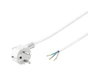 MicroConnect PowerCord - strömkabel - blank tråd till CEE 7/7 - 1.5 m PE14015SOW