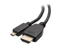 C2G 6ft HDMI to Micro HDMI Cable with Ethernet - High Speed HDMI Cable - HDMI-kabel med Ethernet - 1.83 m 50615
