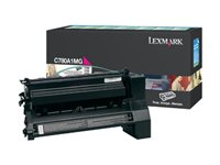 Lexmark - magenta - original - tonerkassett - LCCP, LRP C780A1MG