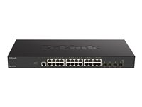 D-Link DXS 1210-28T - switch - 28 portar - smart - rackmonterbar DXS-1210-28T