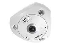 Hikvision 6 MP IR Network Fisheye Camera DS-2CD6365G0E-IS(B) - nätverkskamera med panoramavy - kupol DS-2CD6365G0E-IS(1.27MM)(B)