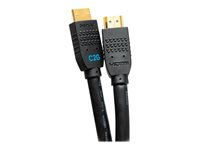 C2G 35ft Ultra Flexible 4K Active HDMI Cable Gripping 4K 60Hz - In-Wall M/M - HDMI-kabel med Ethernet - 10.7 m C2G10383