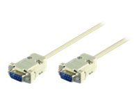 MicroConnect - seriell kabel - DB-9 till DB-9 - 3 m SCSEHH3