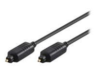 MicroConnect kabelsats för digitalt ljud (optisk) - 5 m TT650BKAD