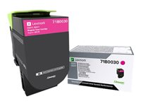 Lexmark X317 - magenta - original - tonerkassett - LCCP, LRP 71B0030