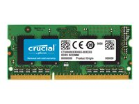 Crucial - DDR3 - modul - 4 GB - SO DIMM 204-pin - 1333 MHz / PC3-10600 - ej buffrad CT4G3S1339M