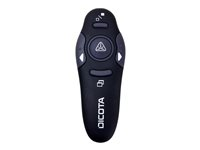 DICOTA Pin Point Wireless Laser Pointer - projektorpekenhet - svart D30933-V1