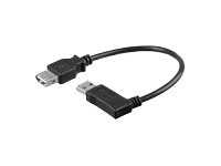 MicroConnect - USB-förlängningskabel - USB till USB - 30 cm USBAAFA030