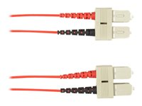 Black Box patch-kabel - 1 m - röd FOCMRSM-001M-SCSC-RD