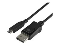 StarTech.com 3.3ft/1m USB C to DisplayPort 1.4 Cable, 4K/5K/8K USB Type-C to DP 1.4 Alt Mode Video Adapter Converter, HBR3/HDR/DSC, 8K 60Hz DP 1.4 Monitor Cable for USB-C and Thunderbolt 3 - USB-C to DP 8K Cable (CDP2DP141MB) - extern videoadapter - svart CDP2DP141MB