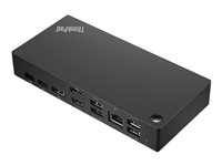 Lenovo ThinkPad Universal USB-C Smart Dock - dockningsstation - USB-C - HDMI, 2 x DP - 1GbE 40B20135EU