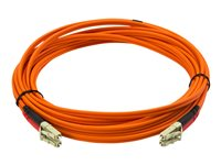StarTech.com 5m Fiber Optic Cable - Multimode Duplex 50/125 - LSZH - LC/LC - OM2 - LC to LC Fiber Patch Cable - nätverkskabel - 5 m 50FIBLCLC5