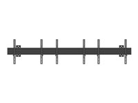 Multibrackets M Wallmount Pro MBW3U monteringssats - för 3 LCD-bildskärmar - svart 7350073734016