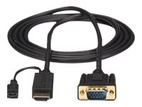 StarTech.com HDMI till VGA aktiv konverteringskabel på 3 m – HDMI till VGA-adapter – 1920x1200 eller 1080p - adapterkabel - HDMI / VGA - 3 m HD2VGAMM10