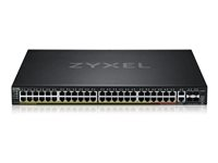 Zyxel XGS2220 Series XGS2220-54FP - switch - L3-åtkomst, NebulaFLEX Cloud, 960 W - 48 portar - Administrerad - rackmonterbar XGS2220-54FP-EU0101F