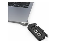 Compulocks Ledge adapter for MacBook Air 15" M2 and M3 with Combination Cable Lock - säkerhetssats för system - kombinationslås MBALDG05CL