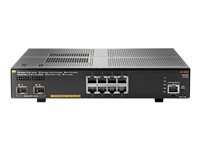 HPE Aruba 2930F 8G PoE+ 2SFP+ - switch - 8 portar - Administrerad - rackmonterbar JL258A