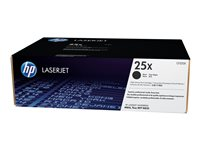 HP 25X - Lång livslängd - svart - original - LaserJet - tonerkassett (CF325X) CF325X
