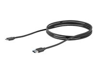 StarTech.com Slim Micro USB 3.0 kabel – 2 m - USB-kabel - Micro-USB typ B till USB typ A - 2 m USB3AUB2MS